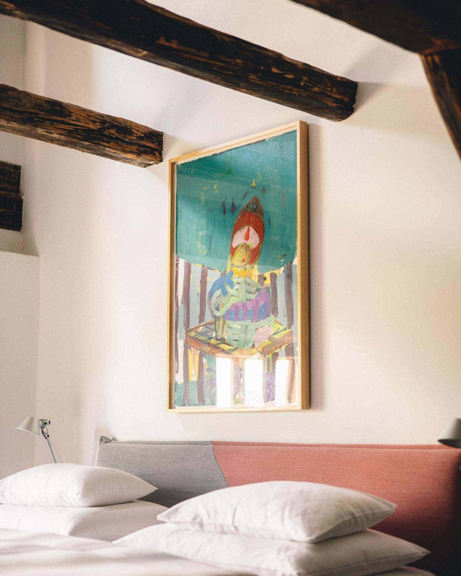 Kai 36 - Hotel Zwischen Fels Und Fluss Graz Ngoại thất bức ảnh A painting by the artist
